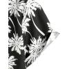 imageVATPAVE Mens 100 Cotton Hawaiian Shirts Floral Short Sleeve Button Down Shirts Summer Beach ShirtsBlack Coconut Tree