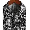 imageVATPAVE Mens 100 Cotton Hawaiian Shirts Floral Short Sleeve Button Down Shirts Summer Beach ShirtsBlack Gray
