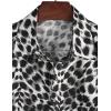 imageVATPAVE Mens 100 Cotton Hawaiian Shirts Floral Short Sleeve Button Down Shirts Summer Beach ShirtsBlack Spot