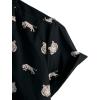 imageVATPAVE Mens 100 Cotton Hawaiian Shirts Floral Short Sleeve Button Down Shirts Summer Beach ShirtsBlack Tiger