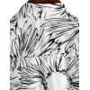 imageVATPAVE Mens 100 Cotton Hawaiian Shirts Floral Short Sleeve Button Down Shirts Summer Beach ShirtsBlack White