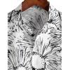 imageVATPAVE Mens 100 Cotton Hawaiian Shirts Floral Short Sleeve Button Down Shirts Summer Beach ShirtsBlack White