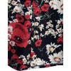 imageVATPAVE Mens 100 Cotton Hawaiian Shirts Floral Short Sleeve Button Down Shirts Summer Beach ShirtsBlackred Flower