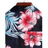 imageVATPAVE Mens 100 Cotton Hawaiian Shirts Floral Short Sleeve Button Down Shirts Summer Beach ShirtsNavy