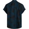 imageVATPAVE Mens 100 Cotton Hawaiian Shirts Floral Short Sleeve Button Down Shirts Summer Beach ShirtsNavy Coconut Tree