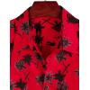 imageVATPAVE Mens 100 Cotton Hawaiian Shirts Floral Short Sleeve Button Down Shirts Summer Beach ShirtsRed Coconut