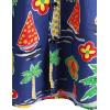 imageVATPAVE Mens 100 Cotton Hawaiian Shirts Floral Short Sleeve Button Down Shirts Summer Beach ShirtsRoyalblue