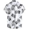 imageVATPAVE Mens 100 Cotton Hawaiian Shirts Floral Short Sleeve Button Down Shirts Summer Beach ShirtsWhite