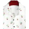 imageVATPAVE Mens 100 Cotton Hawaiian Shirts Floral Short Sleeve Button Down Shirts Summer Beach ShirtsWhite Cartoon