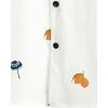 imageVATPAVE Mens 100 Cotton Hawaiian Shirts Floral Short Sleeve Button Down Shirts Summer Beach ShirtsWhite Lemon