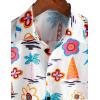 imageVATPAVE Mens 100 Cotton Hawaiian Shirts Floral Short Sleeve Button Down Shirts Summer Beach ShirtsWhite Pink
