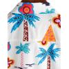 imageVATPAVE Mens 100 Cotton Hawaiian Shirts Floral Short Sleeve Button Down Shirts Summer Beach ShirtsWhite Pink