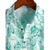 imageVATPAVE Mens 100 Cotton Hawaiian Shirts Floral Short Sleeve Button Down Shirts Summer Beach ShirtsWhitegreen