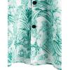 imageVATPAVE Mens 100 Cotton Hawaiian Shirts Floral Short Sleeve Button Down Shirts Summer Beach ShirtsWhitegreen
