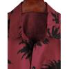 imageVATPAVE Mens 100 Cotton Hawaiian Shirts Floral Short Sleeve Button Down Shirts Summer Beach ShirtsWinered Coconut Tree