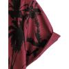 imageVATPAVE Mens 100 Cotton Hawaiian Shirts Floral Short Sleeve Button Down Shirts Summer Beach ShirtsWinered Coconut Tree