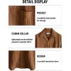 imageVATPAVE Mens Casual 2 Piece Short Sets Short Sleeve Button Down Hawaiian Textured Shirts Summer Beach Outfits