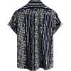 imageVATPAVE Mens Casual Hawaiian Floral Shirts Short Sleeve Button Down Tropical Shirts Beach Summer ShirtsBlack Beige