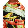 imageVATPAVE Mens Casual Hawaiian Floral Shirts Short Sleeve Button Down Tropical Shirts Beach Summer ShirtsBlack Green