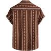imageVATPAVE Mens Casual Hawaiian Floral Shirts Short Sleeve Button Down Tropical Shirts Beach Summer ShirtsCoffee