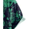 imageVATPAVE Mens Casual Hawaiian Floral Shirts Short Sleeve Button Down Tropical Shirts Beach Summer ShirtsGreen Blue