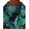 imageVATPAVE Mens Casual Hawaiian Floral Shirts Short Sleeve Button Down Tropical Shirts Beach Summer ShirtsGreen Blue