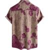 imageVATPAVE Mens Casual Hawaiian Floral Shirts Short Sleeve Button Down Tropical Shirts Beach Summer ShirtsKhaki