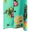 imageVATPAVE Mens Casual Hawaiian Floral Shirts Short Sleeve Button Down Tropical Shirts Beach Summer ShirtsLightgreen