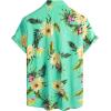imageVATPAVE Mens Casual Hawaiian Floral Shirts Short Sleeve Button Down Tropical Shirts Beach Summer ShirtsLightgreen