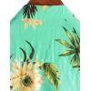 imageVATPAVE Mens Casual Hawaiian Floral Shirts Short Sleeve Button Down Tropical Shirts Beach Summer ShirtsLightgreen