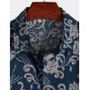 imageVATPAVE Mens Casual Hawaiian Floral Shirts Short Sleeve Button Down Tropical Shirts Beach Summer ShirtsNavyvintage