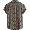 imageVATPAVE Mens Casual Hawaiian Floral Shirts Short Sleeve Button Down Tropical Shirts Beach Summer ShirtsOrange