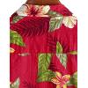 imageVATPAVE Mens Casual Hawaiian Floral Shirts Short Sleeve Button Down Tropical Shirts Beach Summer ShirtsRedwhite