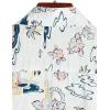 imageVATPAVE Mens Casual Hawaiian Floral Shirts Short Sleeve Button Down Tropical Shirts Beach Summer ShirtsWhite