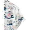 imageVATPAVE Mens Casual Hawaiian Floral Shirts Short Sleeve Button Down Tropical Shirts Beach Summer ShirtsWhite