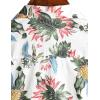 imageVATPAVE Mens Casual Hawaiian Floral Shirts Short Sleeve Button Down Tropical Shirts Beach Summer ShirtsWhitepineapple