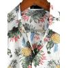 imageVATPAVE Mens Casual Hawaiian Floral Shirts Short Sleeve Button Down Tropical Shirts Beach Summer ShirtsWhitepineapple
