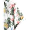 imageVATPAVE Mens Casual Hawaiian Floral Shirts Short Sleeve Button Down Tropical Shirts Beach Summer ShirtsWhitepineapple