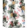 imageVATPAVE Mens Casual Hawaiian Floral Shirts Short Sleeve Button Down Tropical Shirts Beach Summer ShirtsWhitepineapple