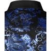 imageVATPAVE Mens Casual Luxury Print Dress Shirts Paisley Long Sleeve Button Down ShirtsBlue