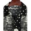 imageVATPAVE Mens Casual Short Sleeve Button Down Shirts Regular Fit Hawaiian Summer ShirtBlack Beige