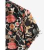 imageVATPAVE Mens Casual Short Sleeve Button Down Shirts Regular Fit Hawaiian Summer ShirtBlack Flower