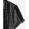 imageVATPAVE Mens Casual Short Sleeve Button Down Shirts Regular Fit Hawaiian Summer ShirtBlack Stripe