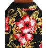imageVATPAVE Mens Casual Short Sleeve Button Down Shirts Regular Fit Hawaiian Summer ShirtBlackred