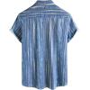 imageVATPAVE Mens Casual Short Sleeve Button Down Shirts Regular Fit Hawaiian Summer ShirtBlue Navy