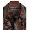 imageVATPAVE Mens Casual Short Sleeve Button Down Shirts Regular Fit Hawaiian Summer ShirtBrown Vintage