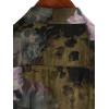 imageVATPAVE Mens Casual Short Sleeve Button Down Shirts Regular Fit Hawaiian Summer ShirtBrownpink