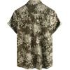 imageVATPAVE Mens Casual Short Sleeve Button Down Shirts Regular Fit Hawaiian Summer ShirtCoffee Brown