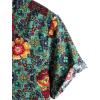 imageVATPAVE Mens Casual Short Sleeve Button Down Shirts Regular Fit Hawaiian Summer ShirtGreen