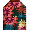 imageVATPAVE Mens Casual Short Sleeve Button Down Shirts Regular Fit Hawaiian Summer ShirtGreen Red